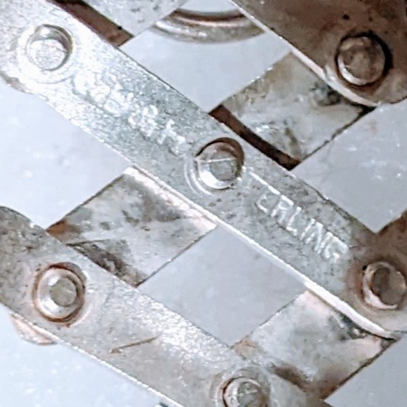 Antique 1920s Sterling Silver Chainmail Gate Top Chatelaine Coin Purse - Picture 5 of 7